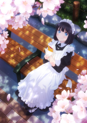 Key visual for The Food Diary of Miss Maid anime