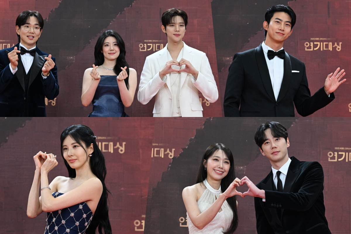 Звезды Проходят По Красной Дорожке На Церемонии Вручения Премии KBS Drama Awards 2025