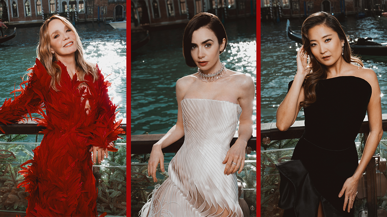 Emily In Paris Venice Shoot Photos
