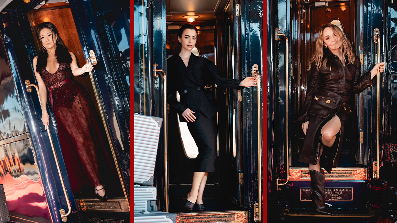 Emily In Paris Train Shoot Photos