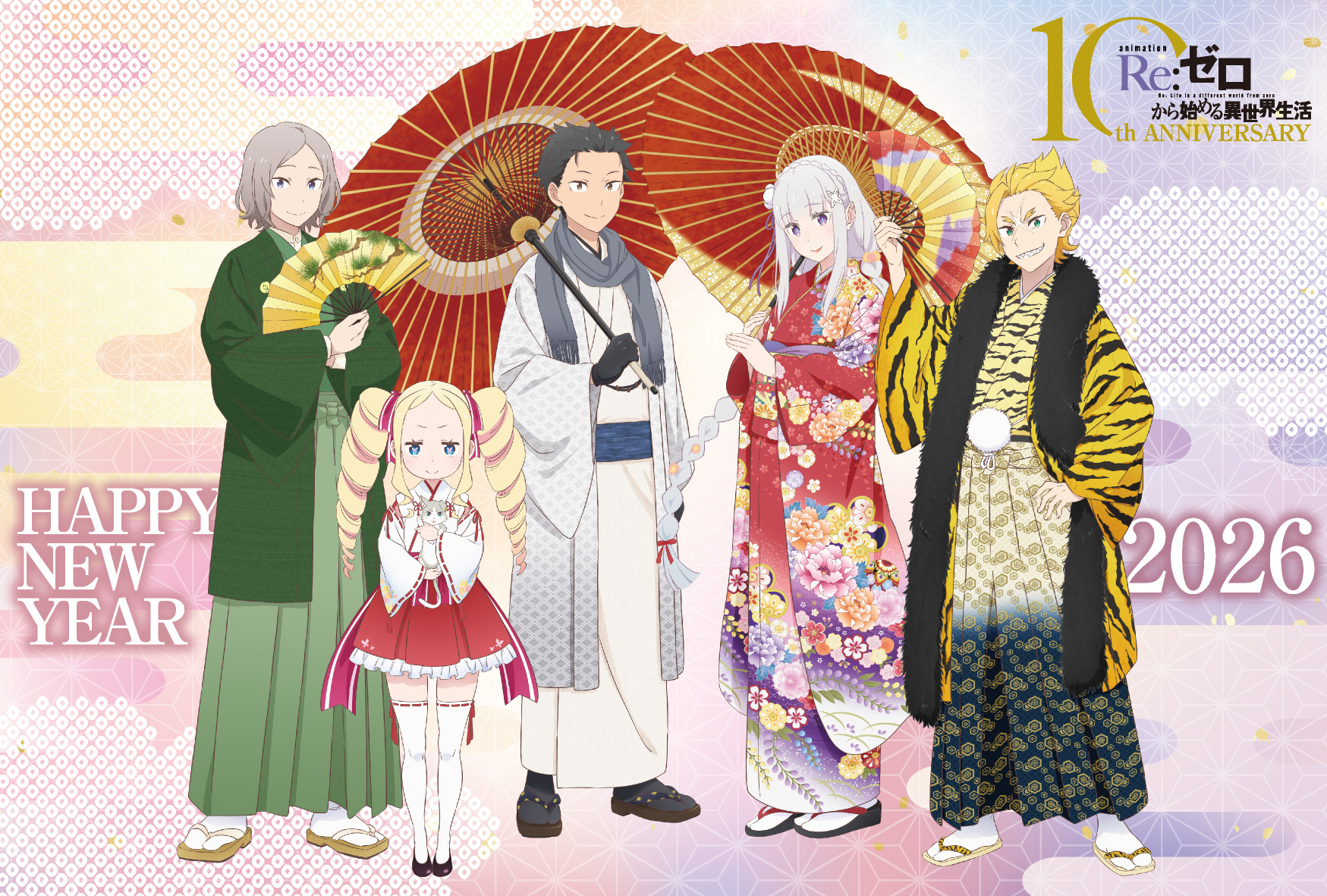 Re:ZERO Anime анонсирует 10 крупных проектов к 10-летию
