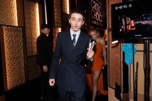 Timothée Chalamet at the 31st Annual Critics Choice Awards held at the Barker Hangar on January 04, 2026 in Santa Monica, California. (Photo by Christopher Polk/Variety via Getty Images)